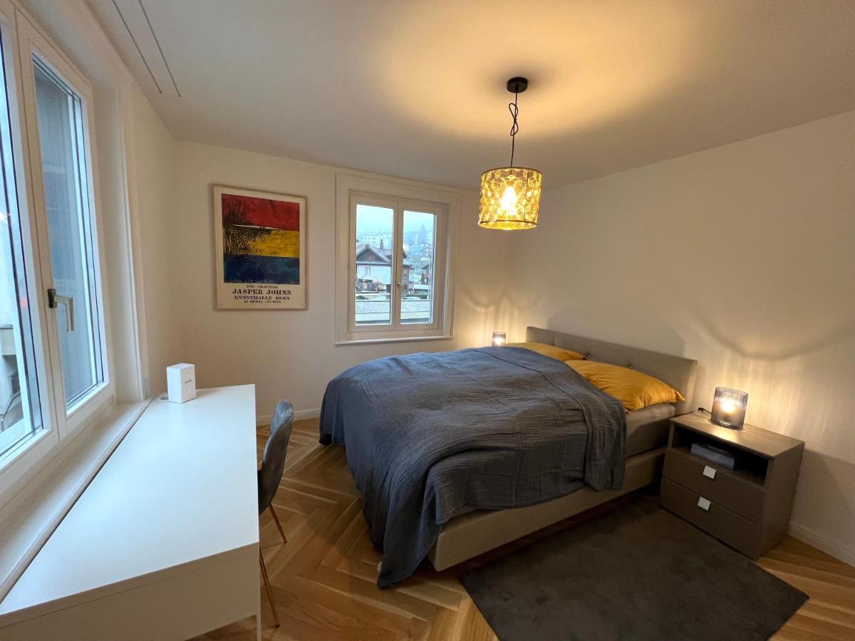 Modernes Apartment Am Fuss Des Pilatus - Skigebiet Hergiswil Exterior photo
