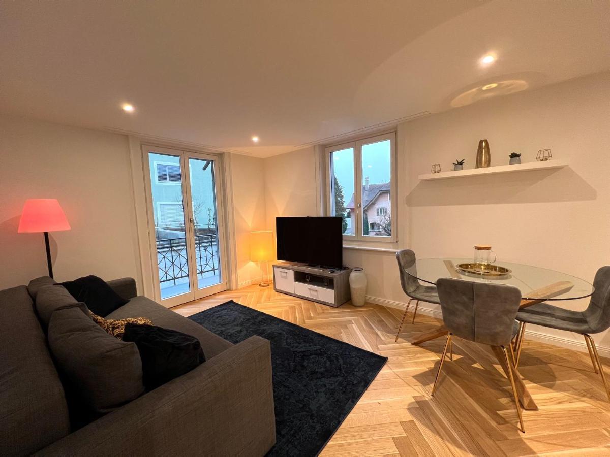 Modernes Apartment Am Fuss Des Pilatus - Skigebiet Hergiswil Exterior photo